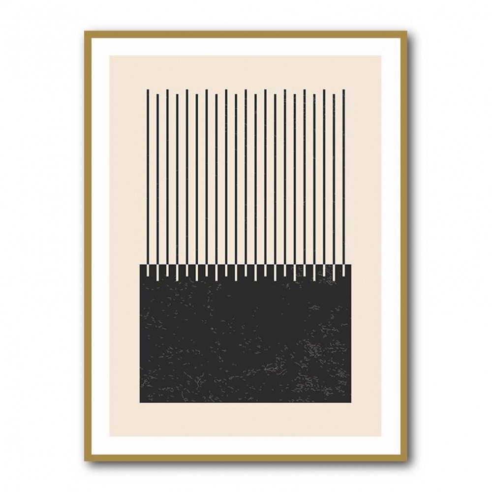 Black And White Line Series #2 Wall Art Black And White Line Series #2 Wall Art