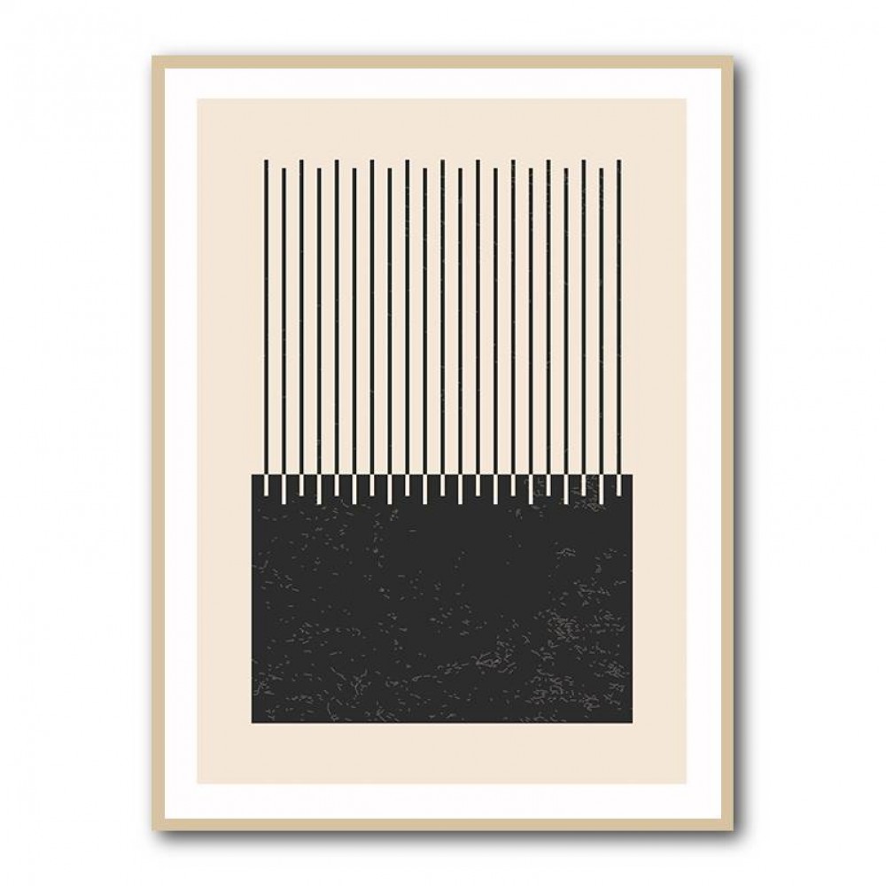 Black And White Line Series #2 Wall Art Black And White Line Series #2 Wall Art
