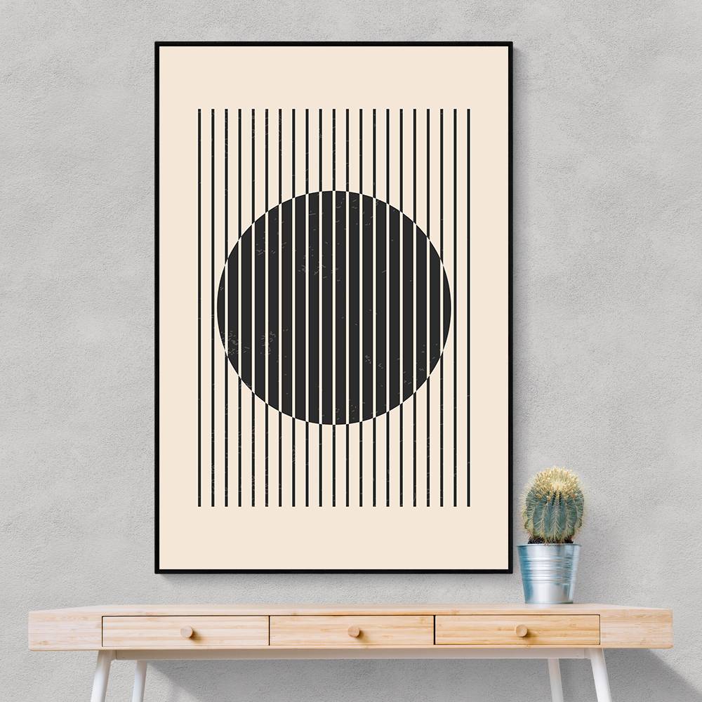 Black And White Line Series #3 Wall Art Black And White Line Series #3 Wall Art