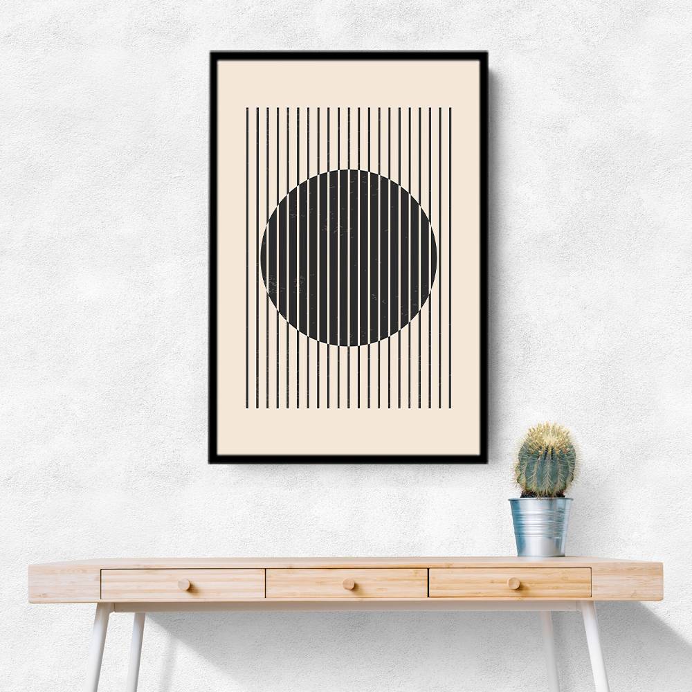 Black And White Line Series #3 Wall Art Black And White Line Series #3 Wall Art