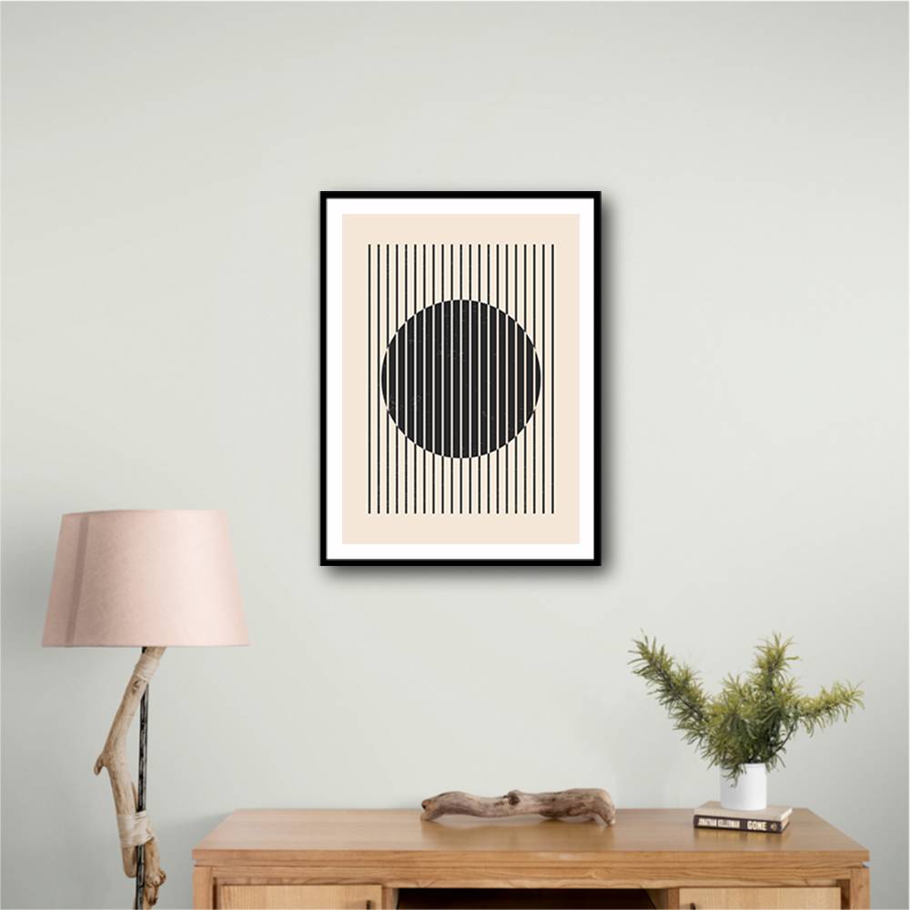 Black And White Line Series #3 Wall Art Black And White Line Series #3 Wall Art