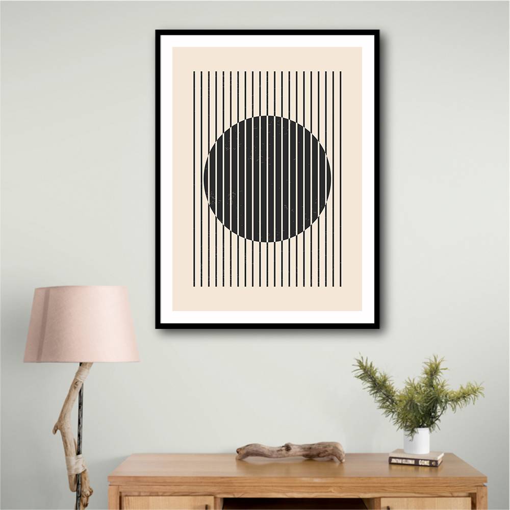 Black And White Line Series #3 Wall Art Black And White Line Series #3 Wall Art