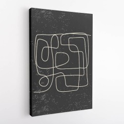 Black And White Lines #3 Wall Art