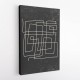 Black And White Lines #4 Wall Art Black And White Lines #4 Wall Art