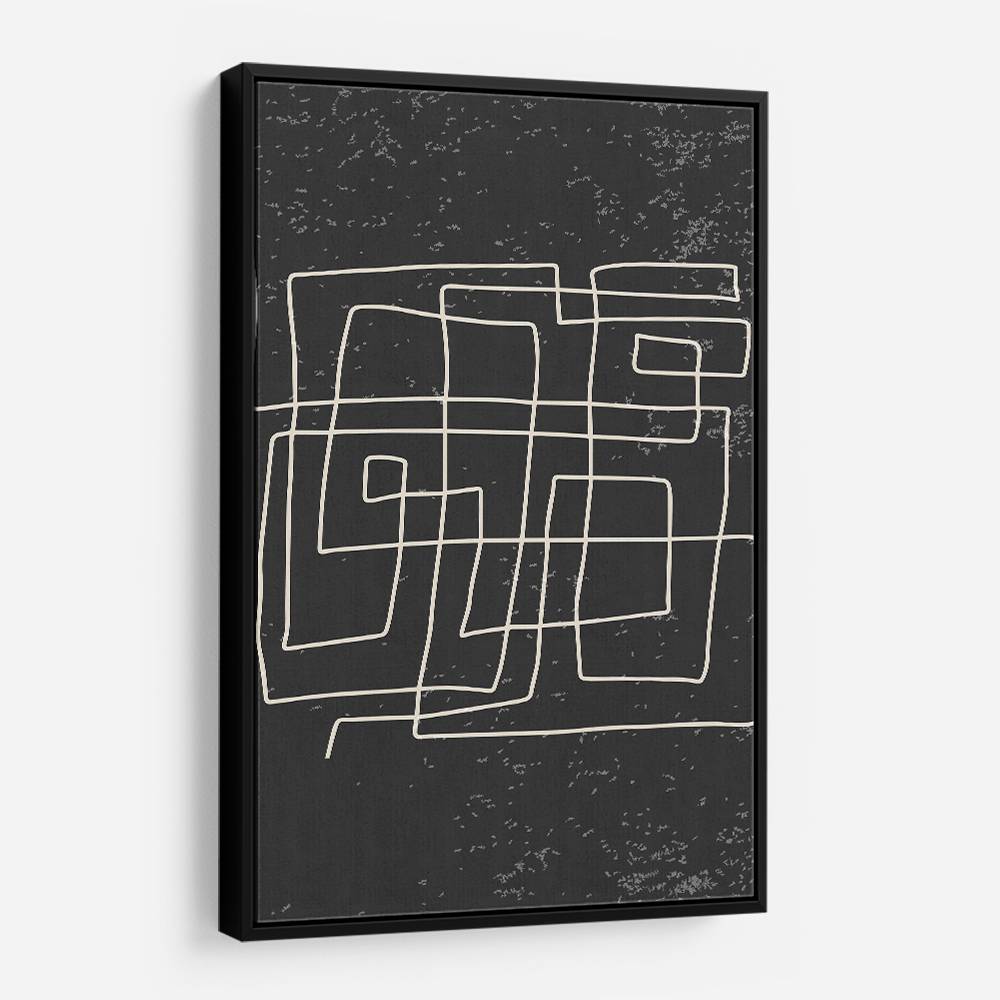 Black And White Lines #4 Wall Art Black And White Lines #4 Wall Art