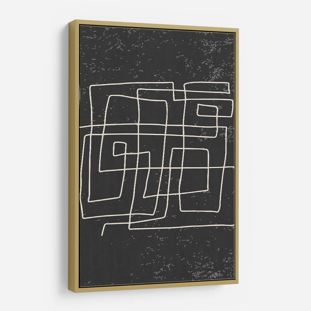 Black And White Lines #4 Wall Art Black And White Lines #4 Wall Art