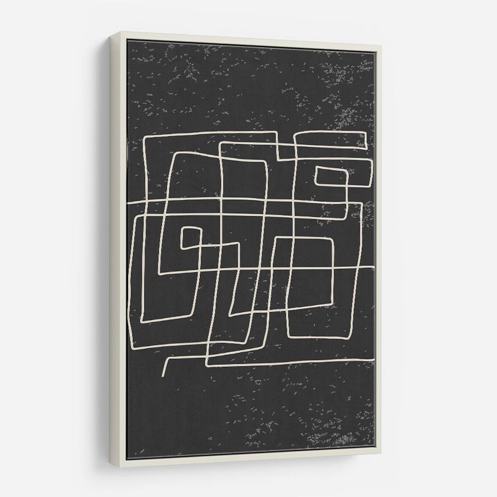 Black And White Lines #4 Wall Art Black And White Lines #4 Wall Art