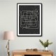 Black And White Lines #4 Wall Art Black And White Lines #4 Wall Art