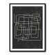 Black And White Lines #4 Wall Art Black And White Lines #4 Wall Art