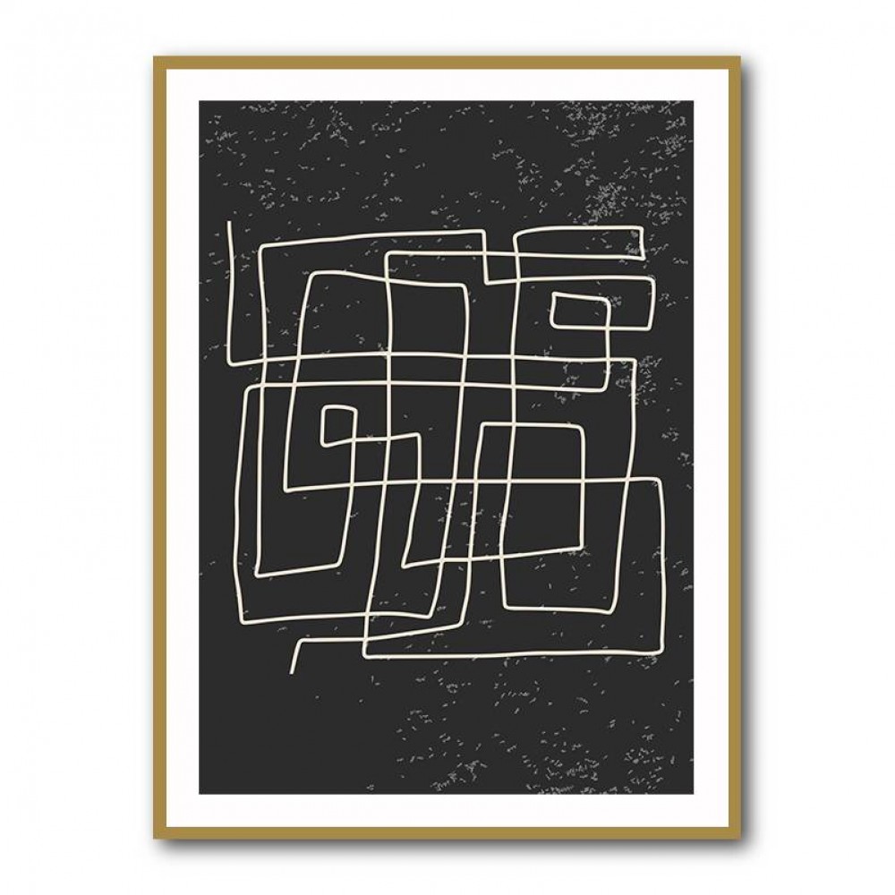 Black And White Lines #4 Wall Art Black And White Lines #4 Wall Art