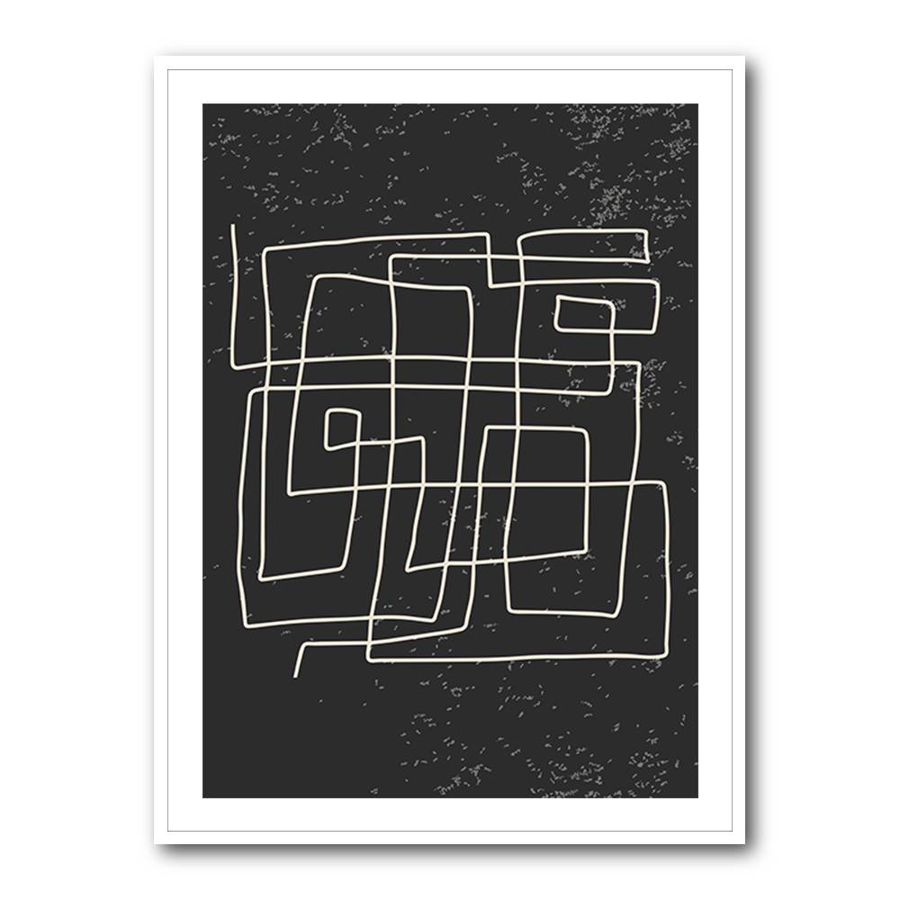 Black And White Lines #4 Wall Art Black And White Lines #4 Wall Art