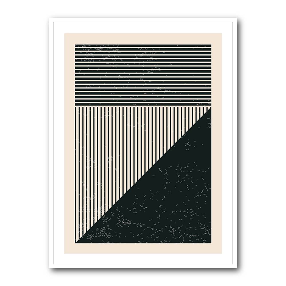 Black And White Lines Series #3 Wall Art Black And White Lines Series #3 Wall Art