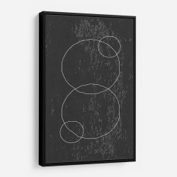 Black And White Minimal Set #1 Wall Art