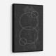 Black And White Minimal Set #1 Wall Art Black And White Minimal Set #1 Wall Art