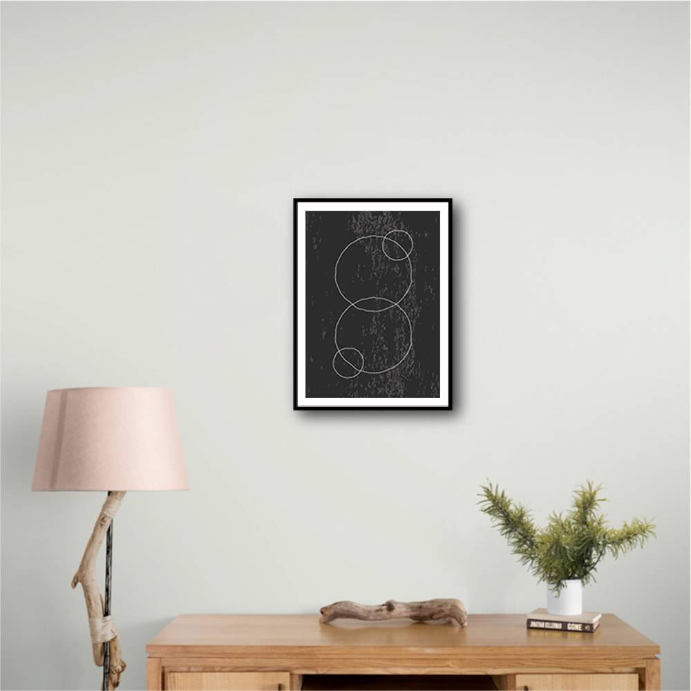 Black And White Minimal Set #1 Wall Art Black And White Minimal Set #1 Wall Art