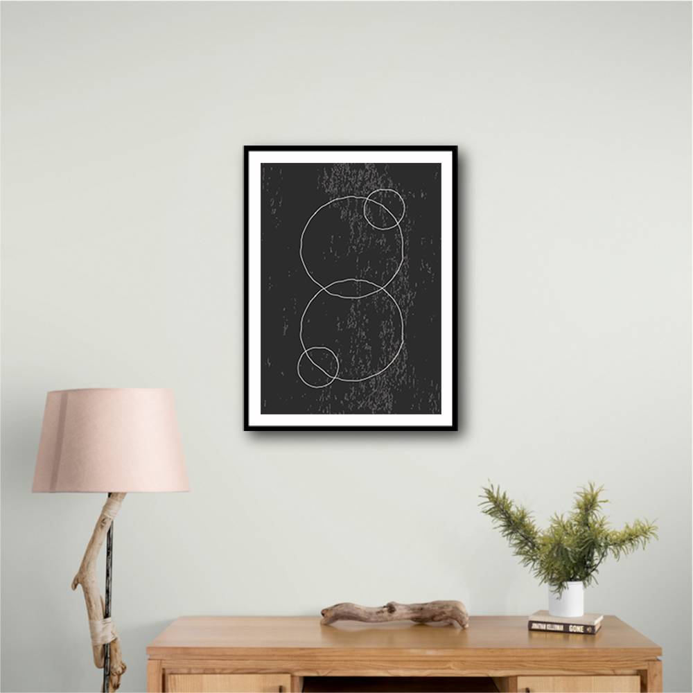 Black And White Minimal Set #1 Wall Art Black And White Minimal Set #1 Wall Art