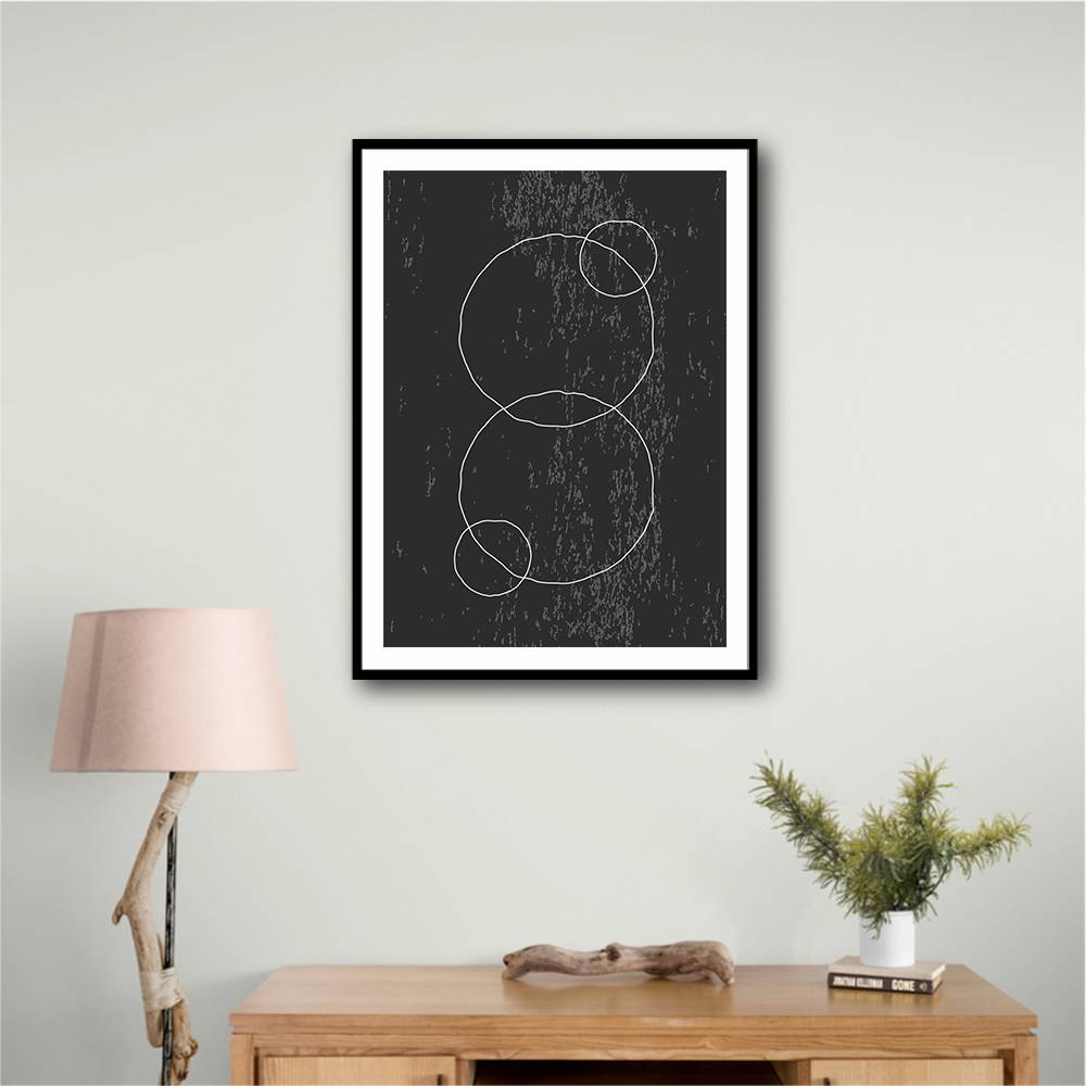 Black And White Minimal Set #1 Wall Art Black And White Minimal Set #1 Wall Art