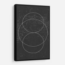 Black And White Minimal Set #3 Wall Art