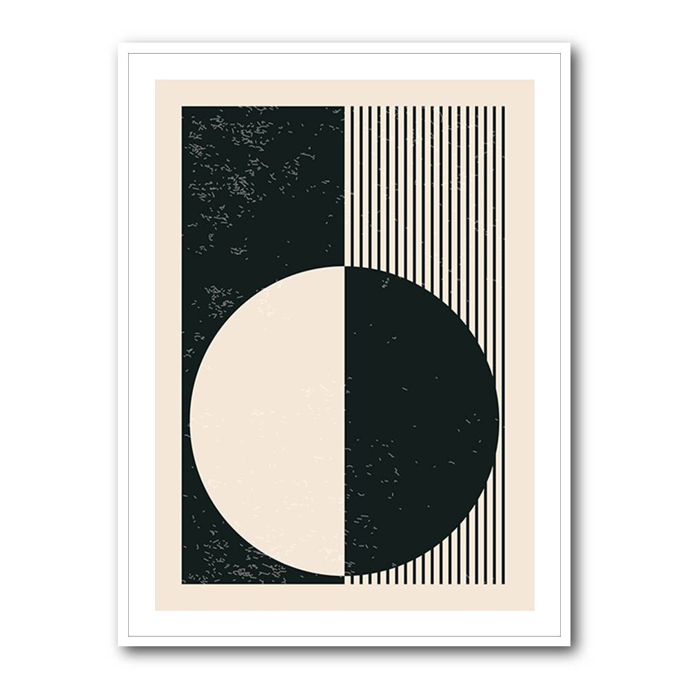Black And White Planets Series #3 Wall Art Black And White Planets Series #3 Wall Art