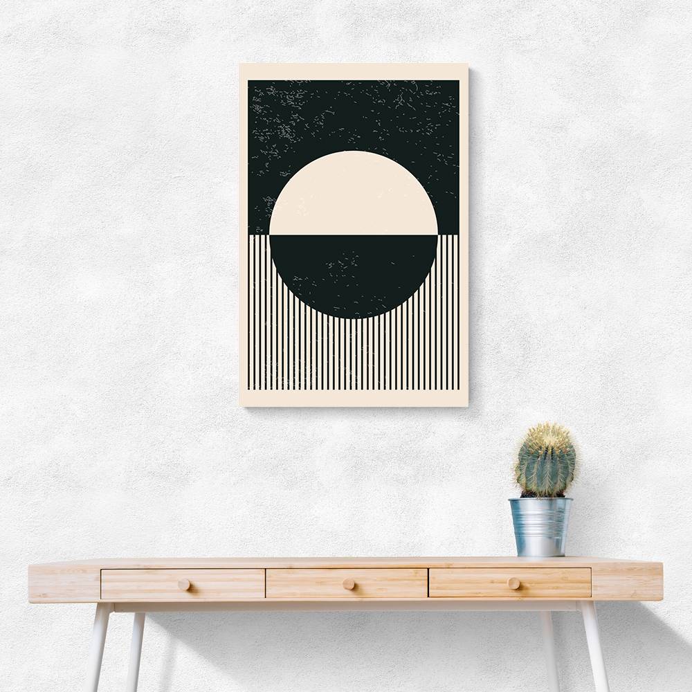 Black And White Planets Series #4 Wall Art Black And White Planets Series #4 Wall Art