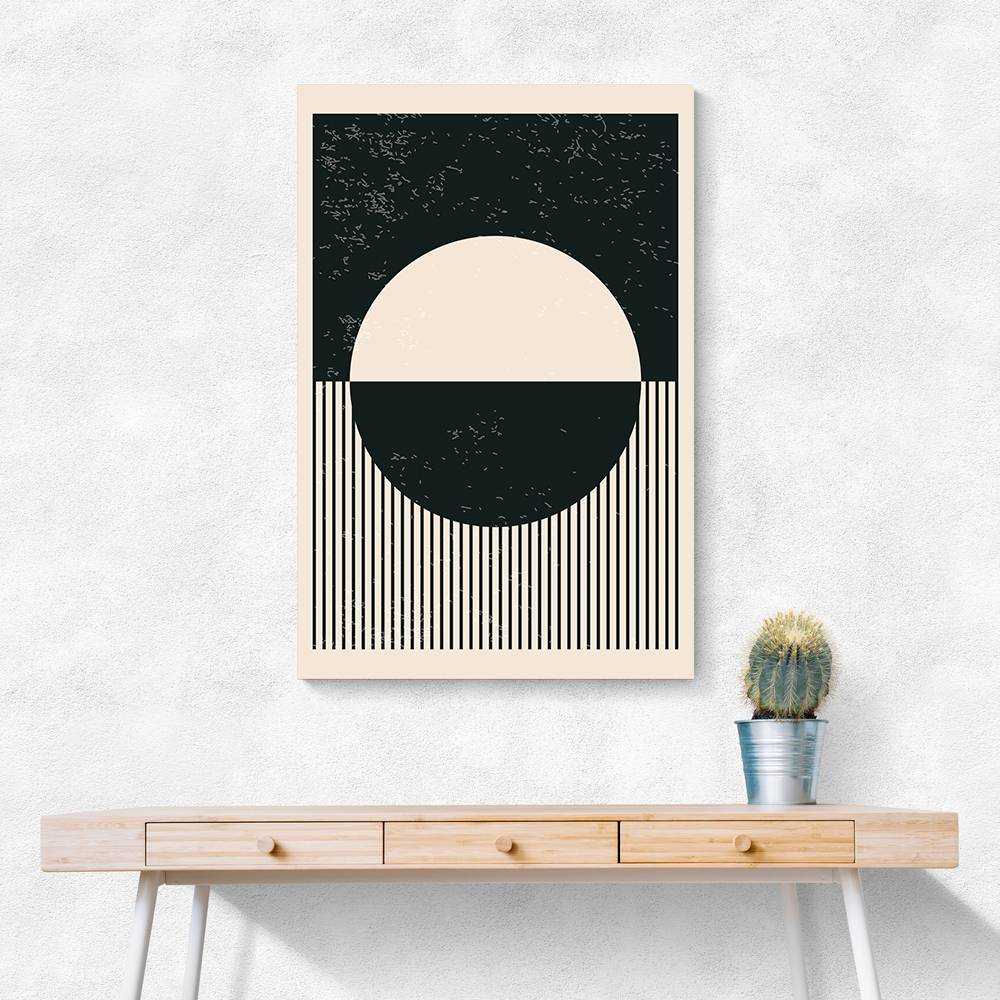 Black And White Planets Series #4 Wall Art Black And White Planets Series #4 Wall Art