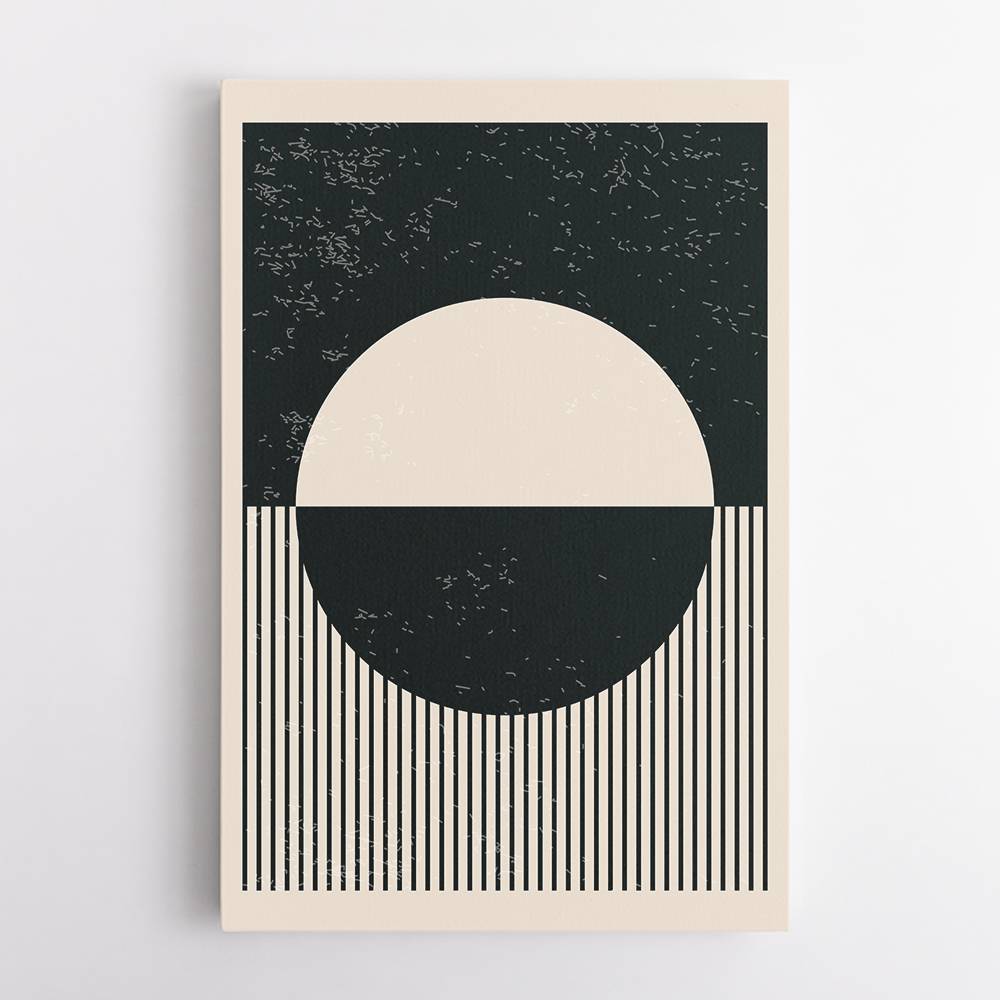 Black And White Planets Series #4 Wall Art Black And White Planets Series #4 Wall Art