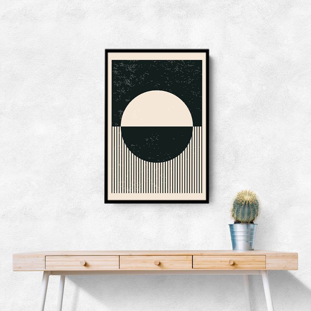 Black And White Planets Series #4 Wall Art Black And White Planets Series #4 Wall Art