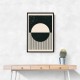 Black And White Planets Series #4 Wall Art Black And White Planets Series #4 Wall Art