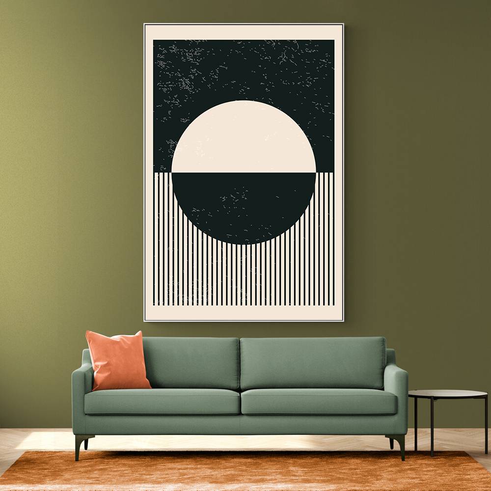 Black And White Planets Series #4 Wall Art Black And White Planets Series #4 Wall Art