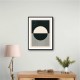 Black And White Planets Series #4 Wall Art Black And White Planets Series #4 Wall Art