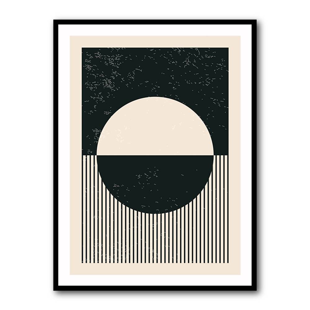 Black And White Planets Series #4 Wall Art Black And White Planets Series #4 Wall Art