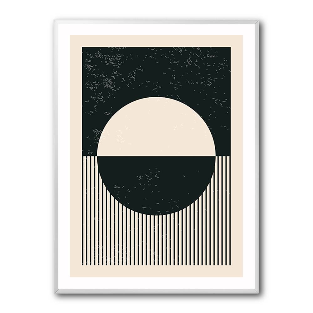 Black And White Planets Series #4 Wall Art Black And White Planets Series #4 Wall Art