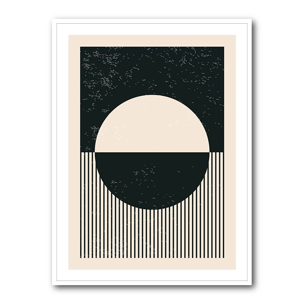 Black And White Planets Series #4 Wall Art Black And White Planets Series #4 Wall Art