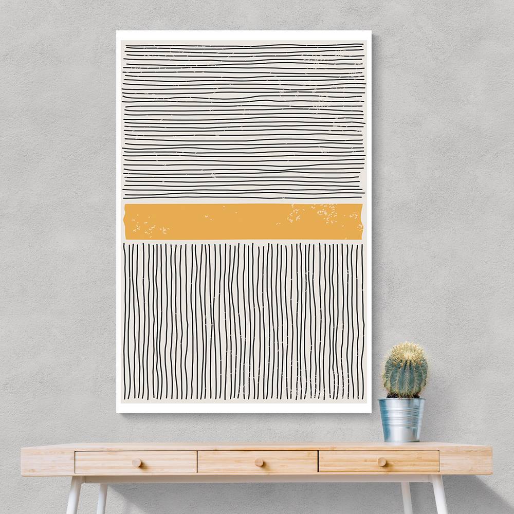 Black And Yellow #2 Wall Art Black And Yellow #2 Wall Art