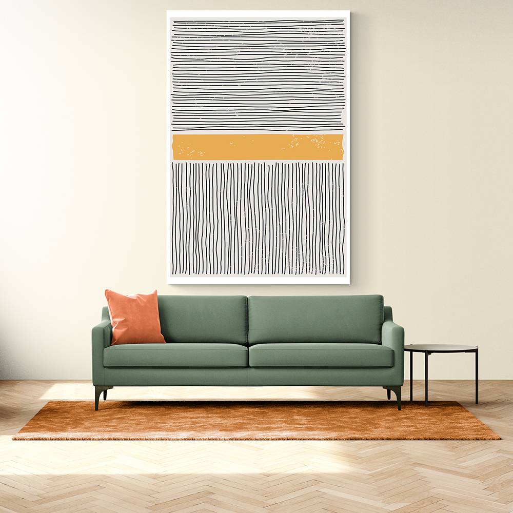 Black And Yellow #2 Wall Art Black And Yellow #2 Wall Art