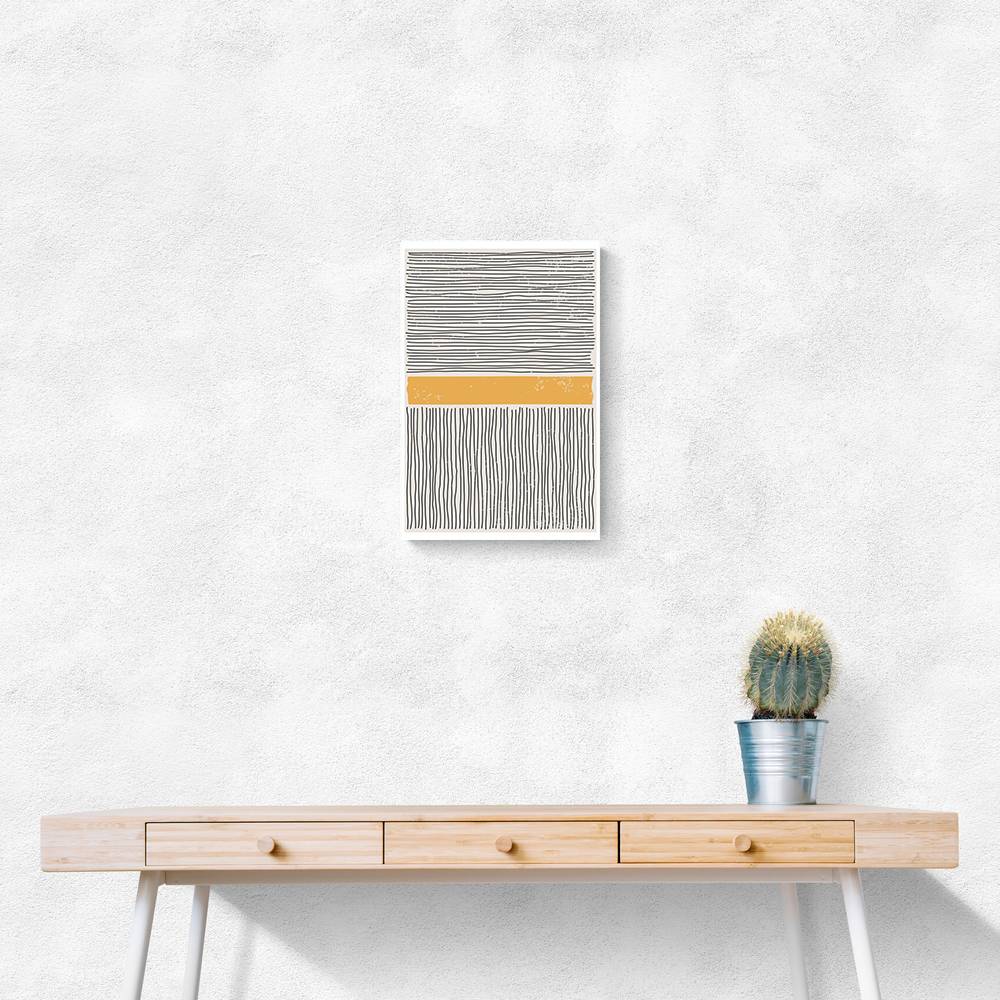 Black And Yellow #2 Wall Art Black And Yellow #2 Wall Art
