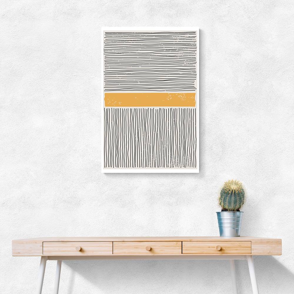 Black And Yellow #2 Wall Art Black And Yellow #2 Wall Art