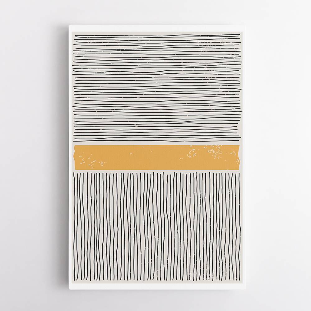 Black And Yellow #2 Wall Art Black And Yellow #2 Wall Art