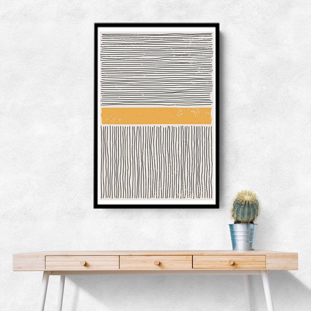 Black And Yellow #2 Wall Art Black And Yellow #2 Wall Art