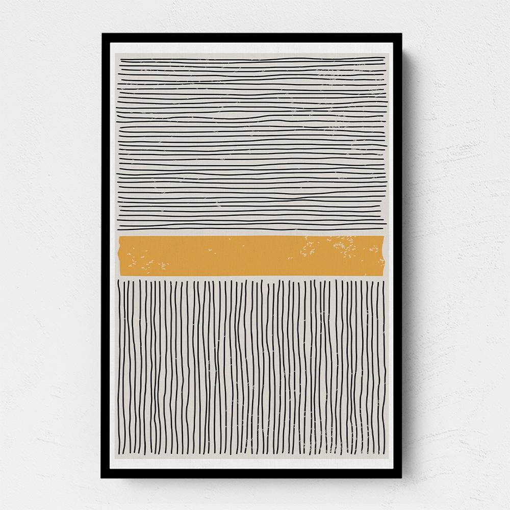 Black And Yellow #2 Wall Art Black And Yellow #2 Wall Art