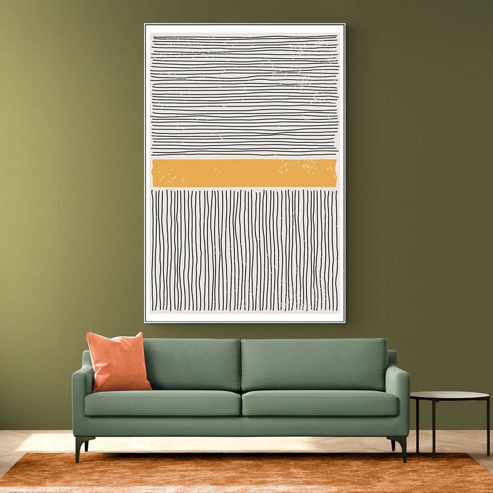 Black And Yellow #2 Wall Art Black And Yellow #2 Wall Art