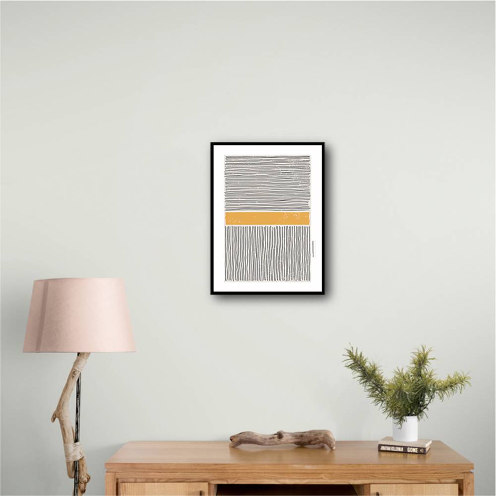 Black And Yellow #2 Wall Art Black And Yellow #2 Wall Art