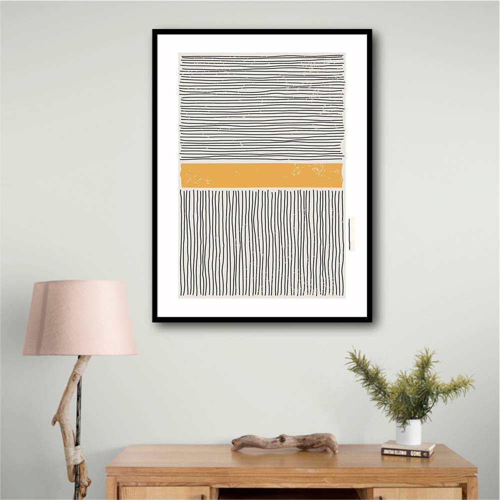 Black And Yellow #2 Wall Art Black And Yellow #2 Wall Art
