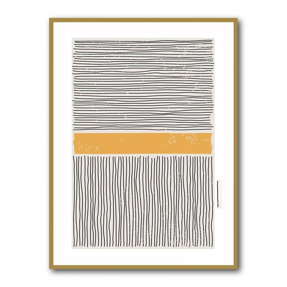 Black And Yellow #2 Wall Art Black And Yellow #2 Wall Art