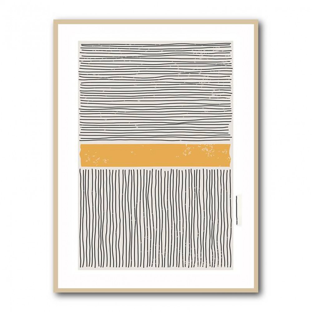 Black And Yellow #2 Wall Art Black And Yellow #2 Wall Art
