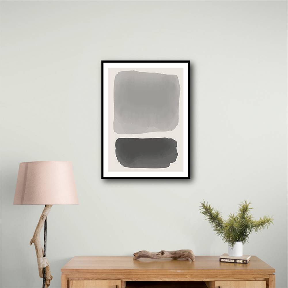 Black And Yellow Watercolor #2 Wall Art Black And Yellow Watercolor #2 Wall Art