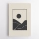 Black Minimal Mountains #4 Wall Art Black Minimal Mountains #4 Wall Art
