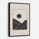 Black Minimal Mountains #4 Wall Art Black Minimal Mountains #4 Wall Art