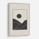 Black Minimal Mountains #4 Wall Art Black Minimal Mountains #4 Wall Art