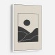 Black Minimal Mountains #4 Wall Art Black Minimal Mountains #4 Wall Art